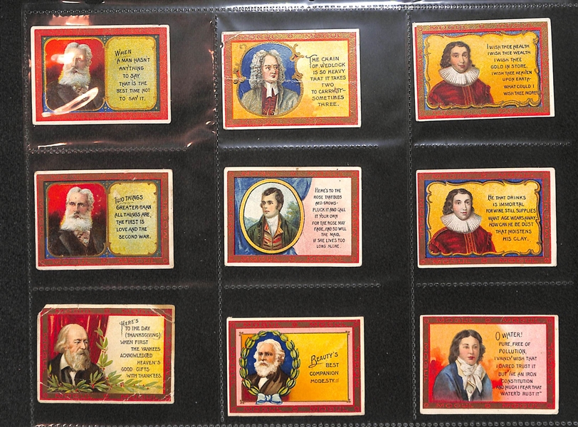 Lot Of 179 1910 Cigarette Cards Of States/Countries/Places